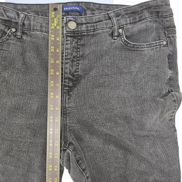 Bandolino Mandie Jeans 16W Dark Wash Straight Leg Made in Indonesia 34x26 - Picture 14 of 16